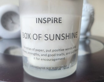 Introducing INSPiRETherapy candles: Your companion to mental wellness.  Find hope and healing in the soothing glow of INSPiRETherapy.