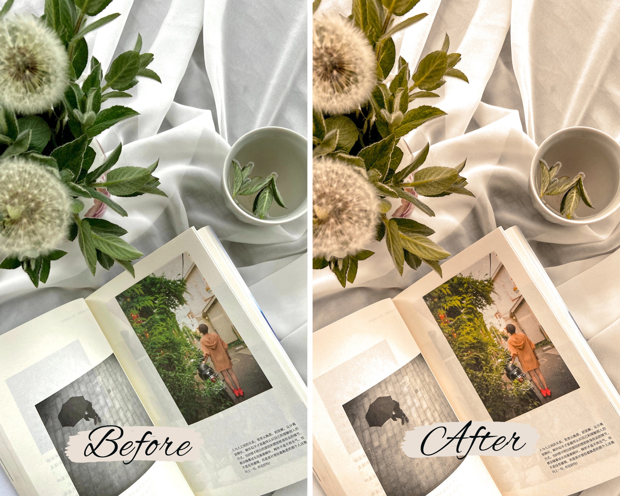20 Bookstagram Lightroom Presets Bookstagram Filter Book Etsy