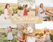 18 Spring Lightroom Presets, Easter Mobile Presets, Spring Presets, Spring Filter Instagram, Blogger Presets, Natural Lifestyle Presets