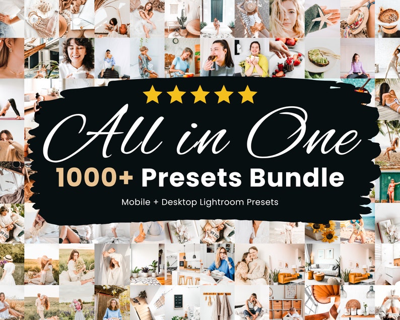 60 Dark Aesthetic Lightroom Presets Bundle, Instagram Dark Preset ...