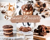 15 Sweet Dessert Lightroom Mobile Presets, Chocolate Instagram Filter, Food Blogger Presets, Bright Mobile Presets, Tasty Food Presets