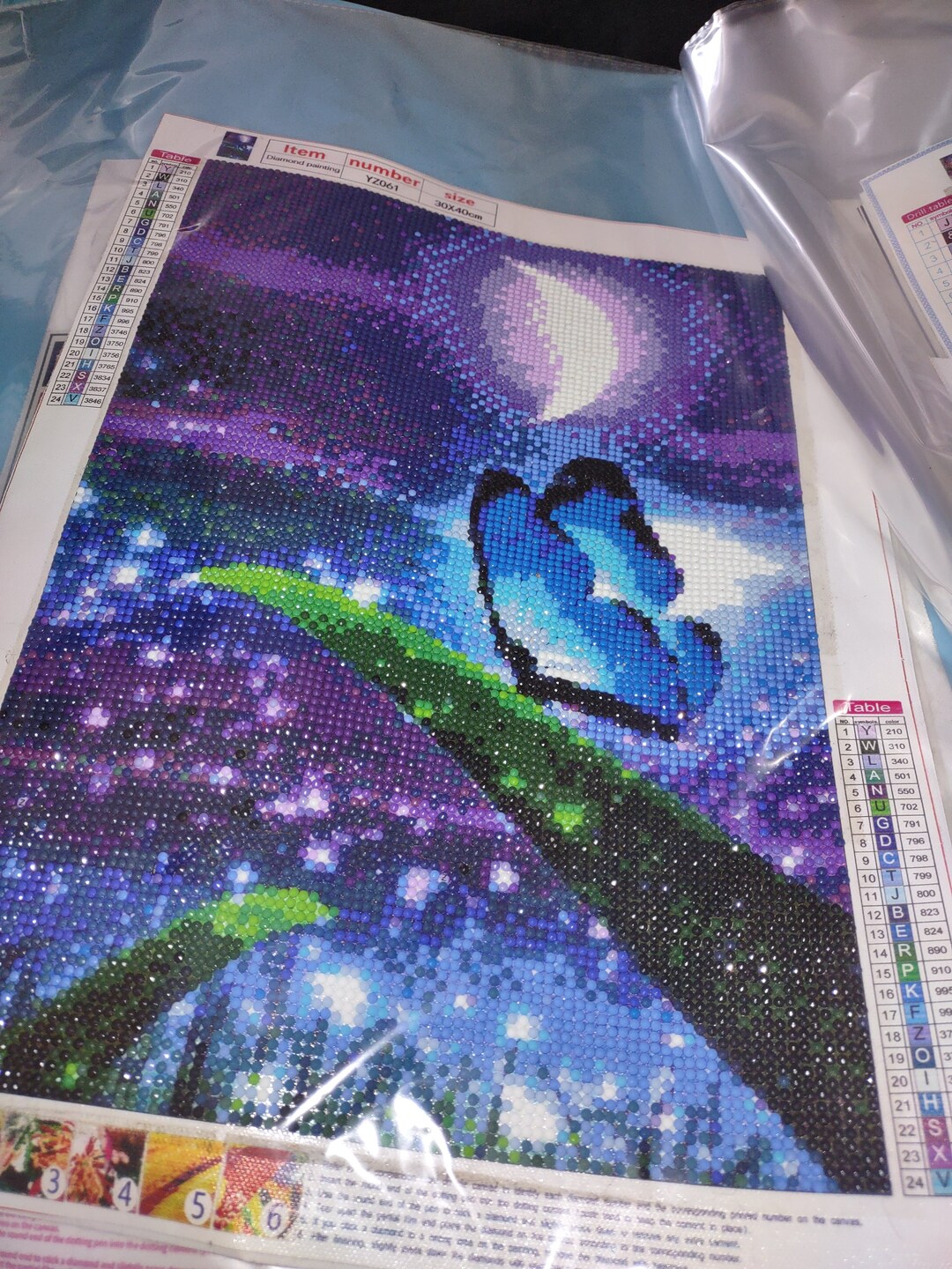 Completed Diamond Art Etsy