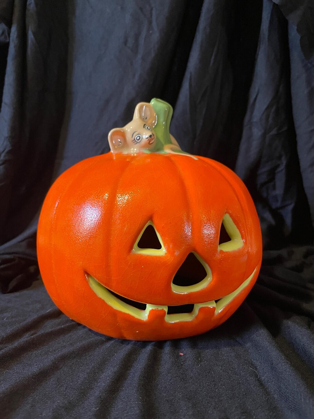 Vintage Ceramic Jack O Lanternnull