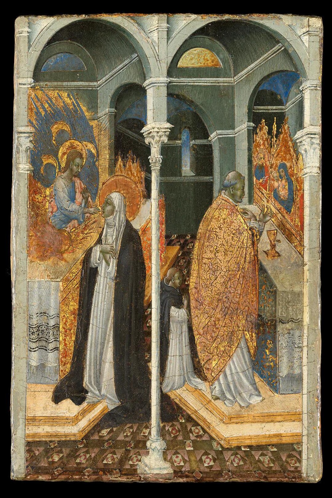 The Miraculous Communion of Saint Catherine of Siena by Giovanni De ...