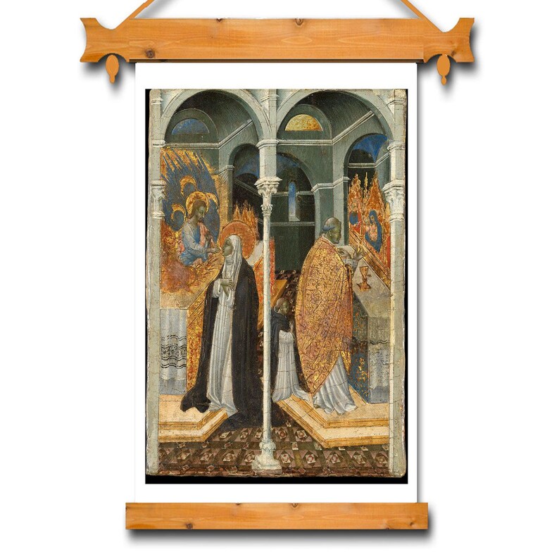The Miraculous Communion of Saint Catherine of Siena by Giovanni De ...