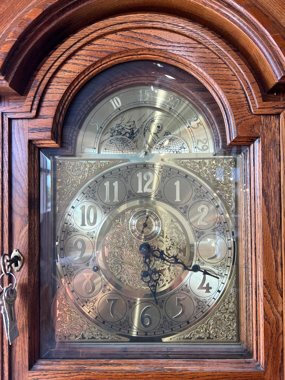Vintage Ridgeway Grandfather Clock, Vintage Clock, Traditional Clock Etsy