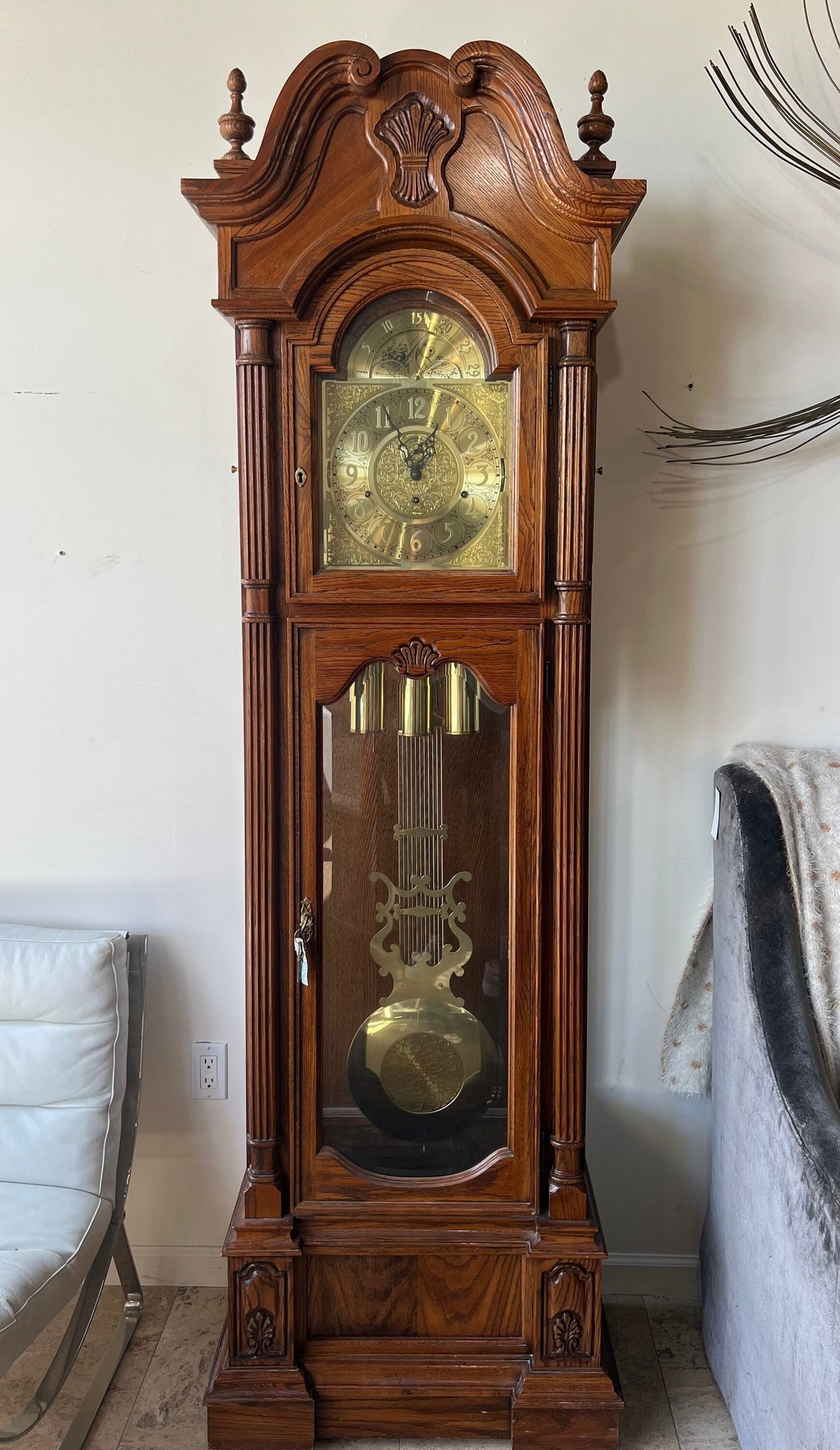 Vintage Ridgeway Grandfather Clock, Vintage Clock, Traditional Clock Etsy