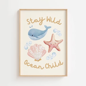 Láminas marinas para niños, láminas náuticas, láminas para habitación infantil, decoración de sala de juegos infantil, arte mural para dormitorio infantil, láminas rosas para habitación infantil.