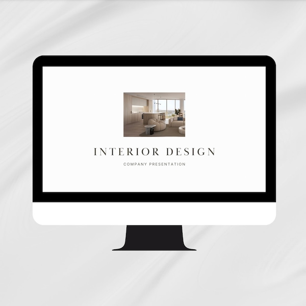 Minimalist Interior Design Presentation - 15 Templates - Canva - Editable