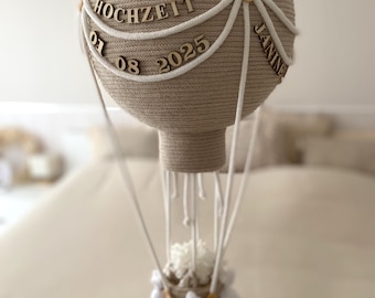 Hot air balloon wedding