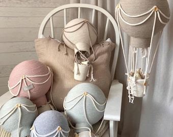 Hot air balloon macrame