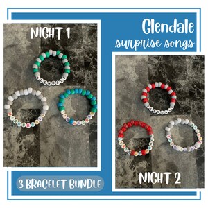 Glendale surprise songs (3 bracelet bundle)