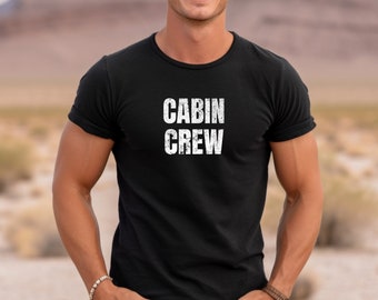 Camiseta de tripulación de cabina, camisa de empleado de aviación, uniforme de azafata inspirado, regalo único para asistentes de vuelo y entusiastas de la aviación