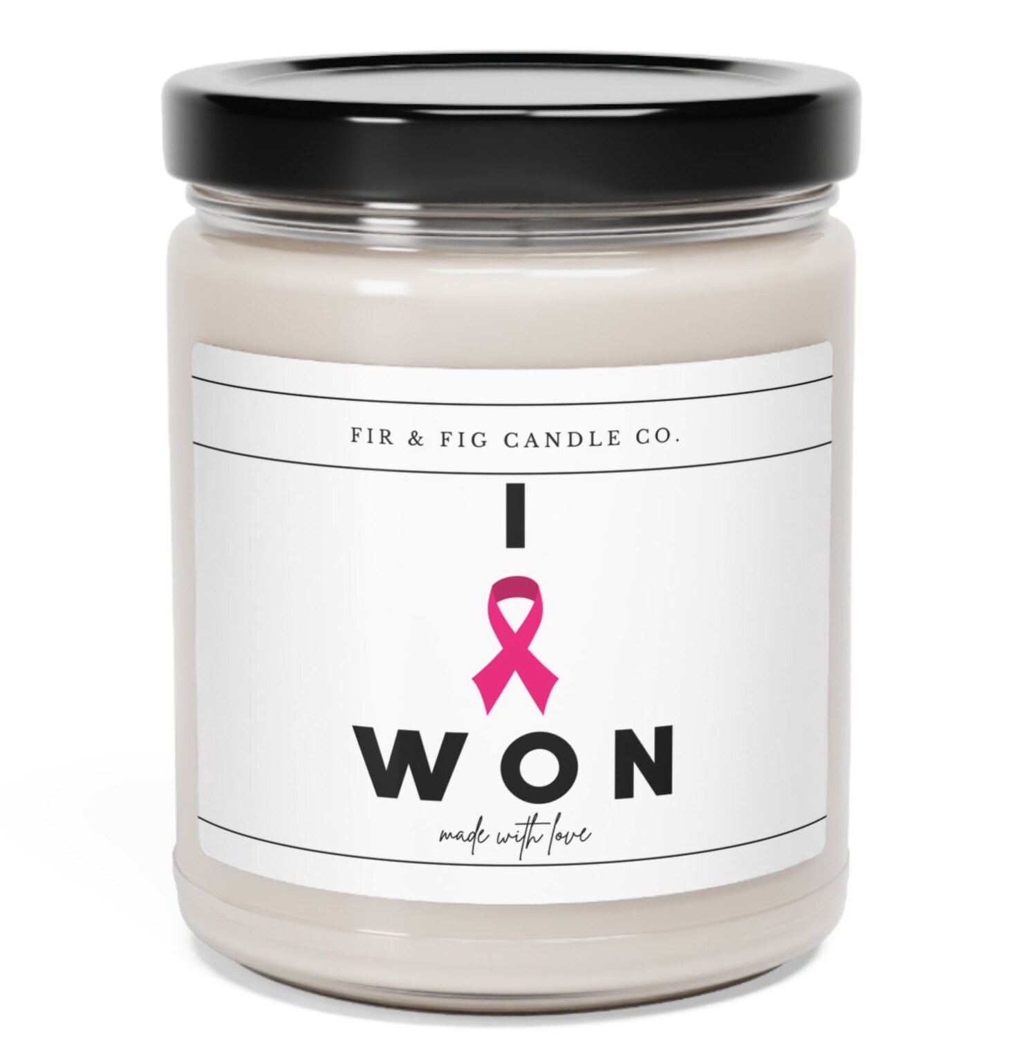 I Won at Kicking CANCERS Ass Candle Ecofriendly 100 Soy Etsy
