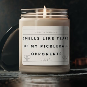 Tears of My Pickleball Opponents 9oz Candle Funny Candles image 3