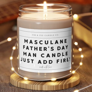 Maskuline Vatertag Kerze, lustige Kerze, Geschenk für Papa, lustige Geschenke, Geschenk von Tochter zu Papa, Geschenk des Vaters, Geschenk für ihn, Papa Geschenk