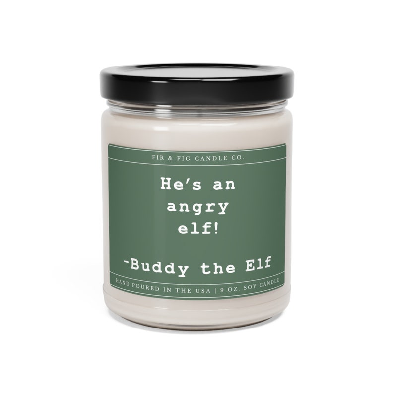 He's an Angry Elf Soy Candle - Thumbnail 5
