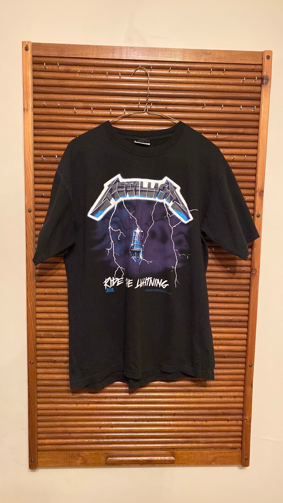 Vintage Metallica Ride the Lightning Shirt - Etsy