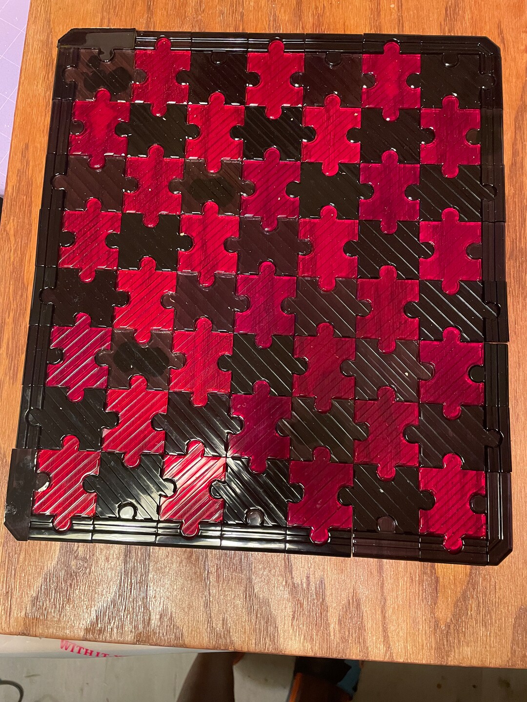 Puzzle Chess Set Etsy