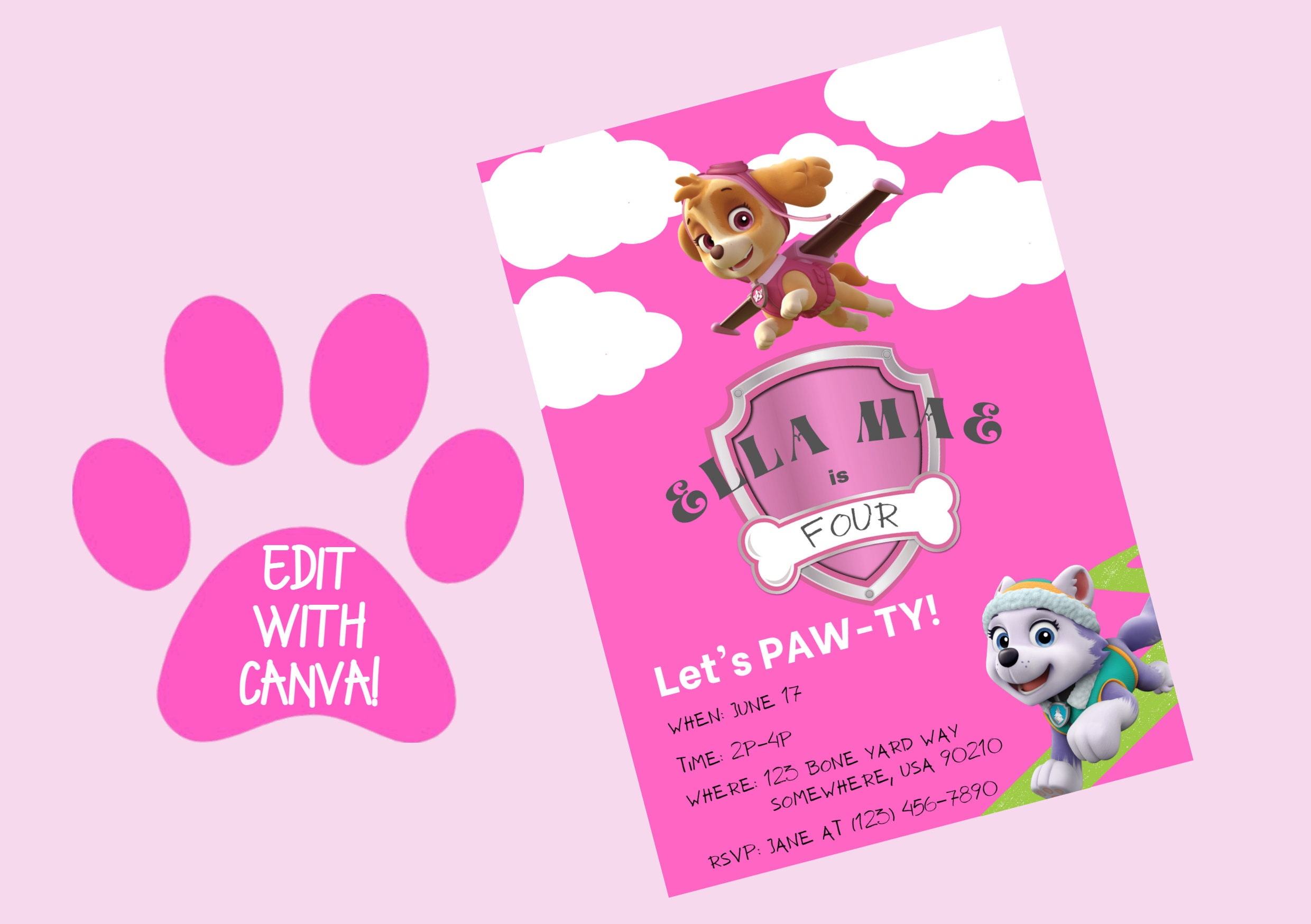 printable-paw-patrol-birthday-invitation-editable-template-etsy