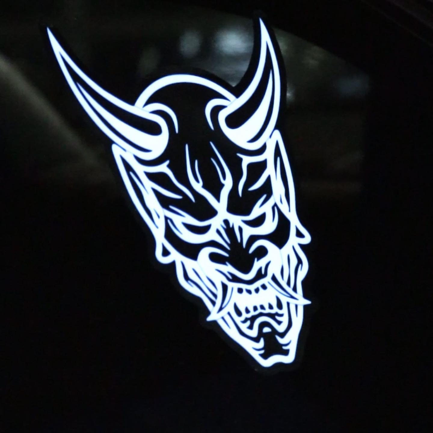 Car Decals - Car Stickers, Demon Mask Car Decal