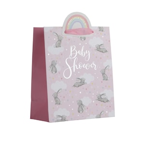 Girl Baby Shower Gift Bag - baby shower gift bags, baby girl baby shower gift, newborn baby girl gifts, new baby girl gift bag