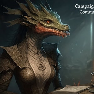 Kobold Artificer - D&D Charakter Portrait und Hintergrundgeschichte - Digital Art Download