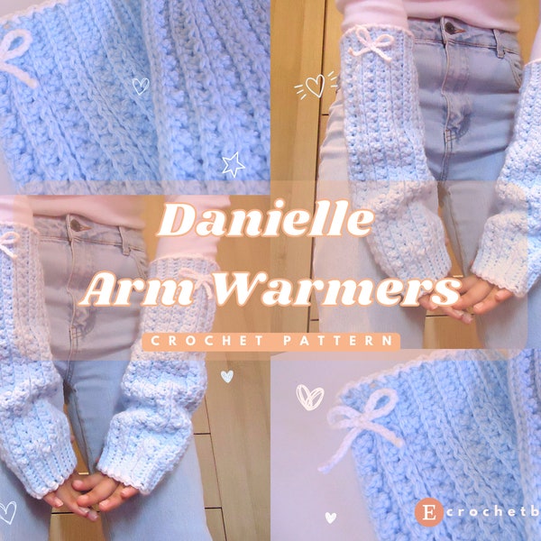 Danielle Arm Warmers Crochet Pattern | PDF | Digital Download