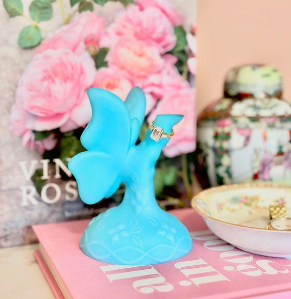 Fenton Butterfly Ring Holder - image 1