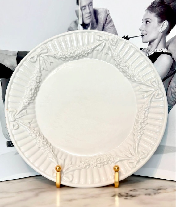 STUNNING RARE Tiffany and Co White Garland Plate - Etsy