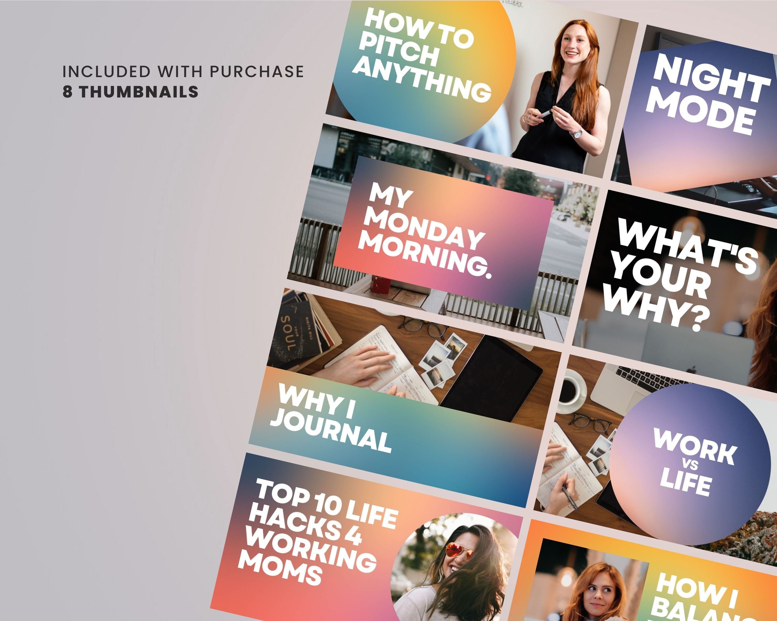 Youtube Canva Templates, Youtube Branding Kit, Templates for Canva