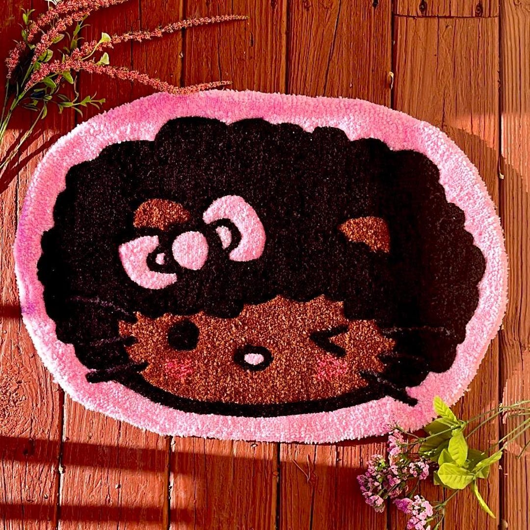 Hello Kitty Rug - Custom Handmade - Etsy