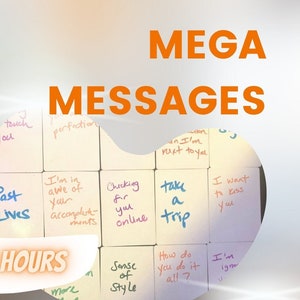 MISMA HORA Pensamientos secretos sobre TI Mensajes canalizados Inmersión profunda Lectura de amor - Solo mensajes - 7 barajas diferentes - Mega tirada