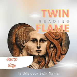 Twin Flame Love Tarot Reading, Written Report with Photos