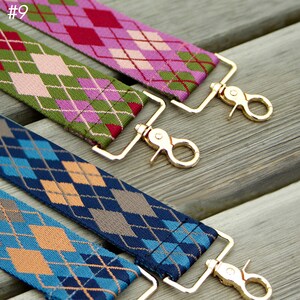 Gitarrengurte für Geldbörse Crossbody Schultertasche, breite, dicke Leinwand, benutzerdefinierte 2 "bestickt