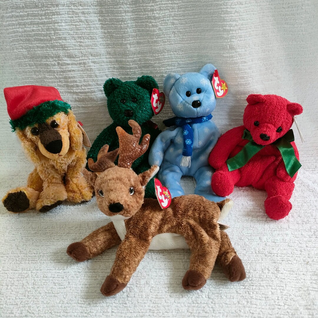 TY Holiday Beanie Babies Etsy