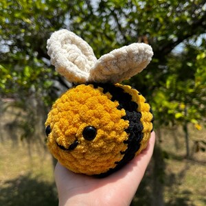 crochet amigurumi bee plush