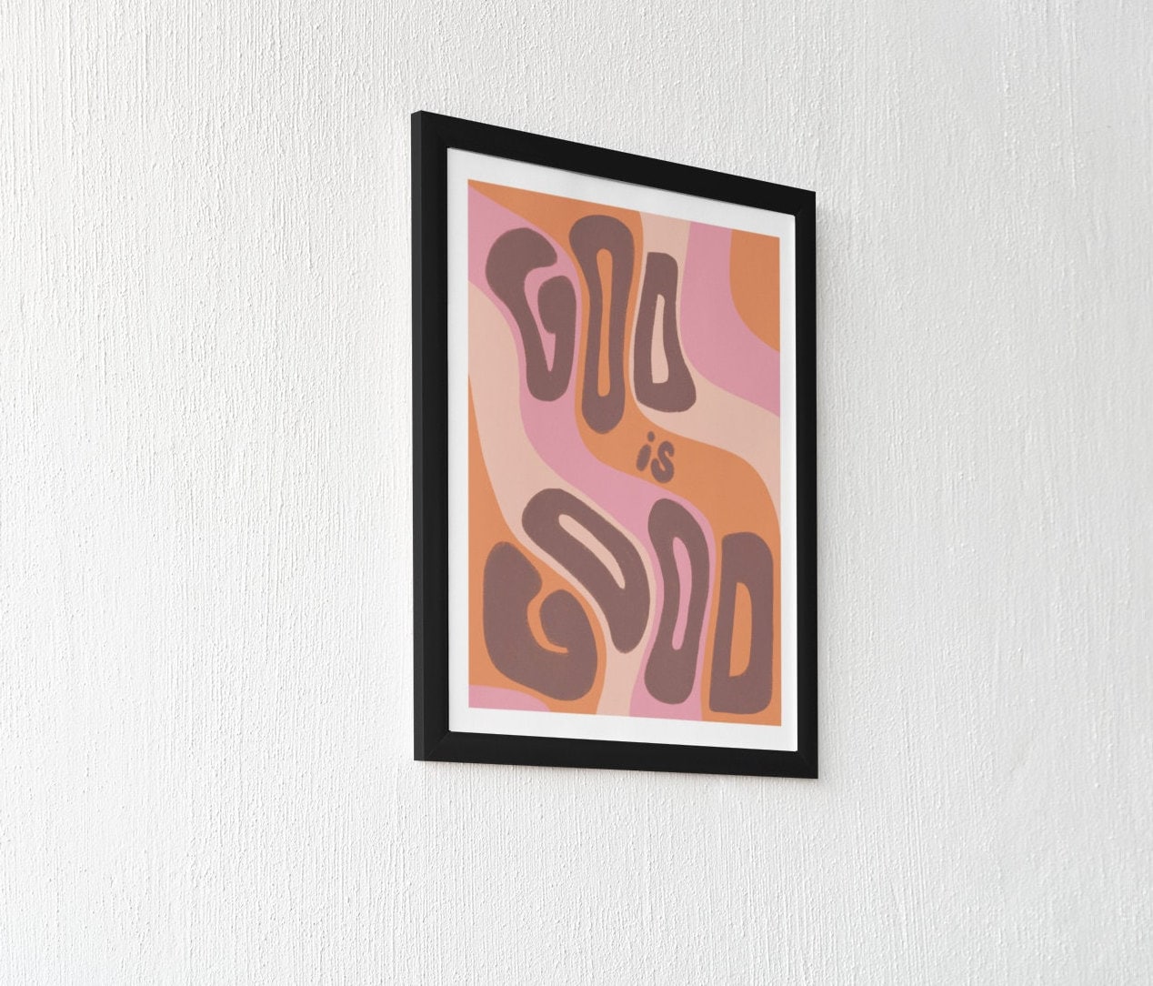 God is Good Wall Art Print Instant Digital Download Funky Etsy