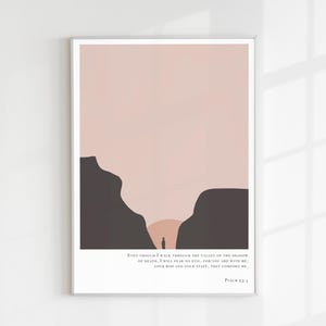Psalm Serie Wandkunst, digitaler Download, Psalm 16, Schriftstelle Erinnerung