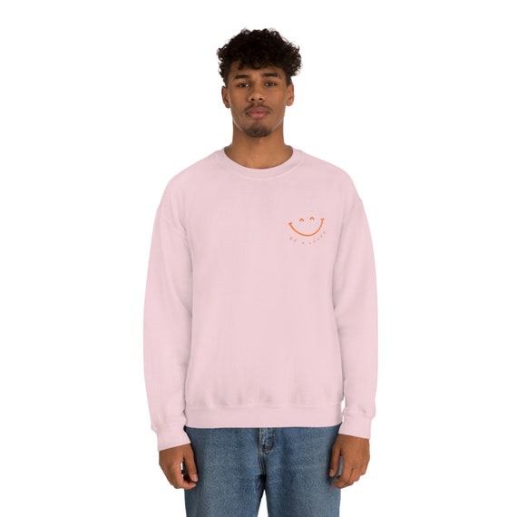 Harry styles pink crew neck sale