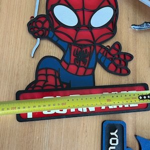 Spiderman Door Plaque/banner SVG DXF Laser - Etsy