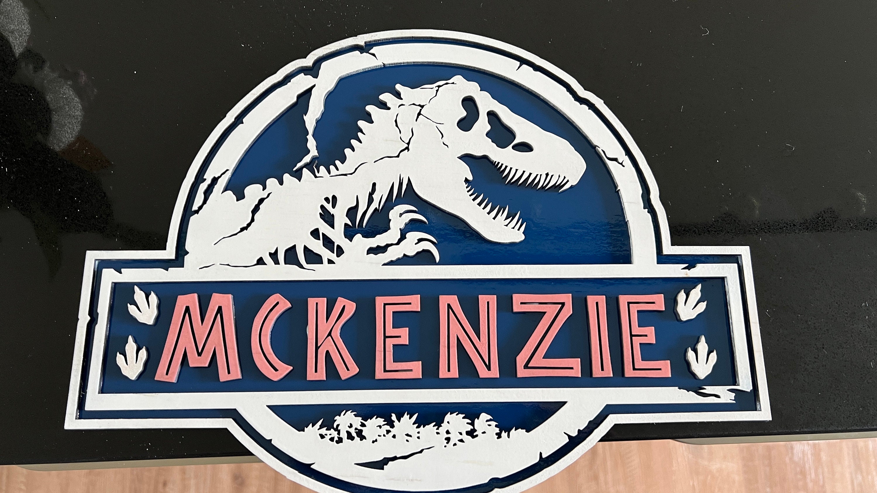 Jurassic Door Plaque Name Banner, Svg, Laser, Dinosaur, Dxf, Bedroom ...