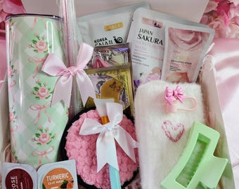 Spa Gift Box: Facial Mask Beauty Set - Birthday Pamper Package