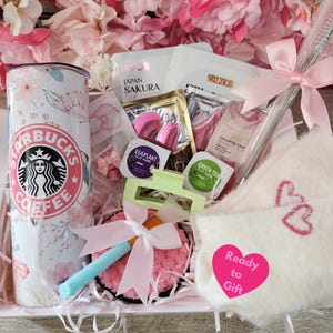 Pacchetto di cura di sé con nome personalizzato per la Spa Box da donna, set regalo di bellezza personalizzato, regalo per la festa della mamma, cesto regalo per la cura della pelle, kit benessere di lusso per la casa