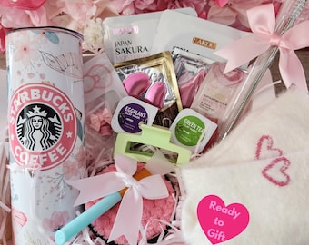 Custom Name Spa Box Self Care Package for Women Personalized Beauty Gift Set Mothers Day Gift Skincare Gift Basket Luxury Wellness Kit Home