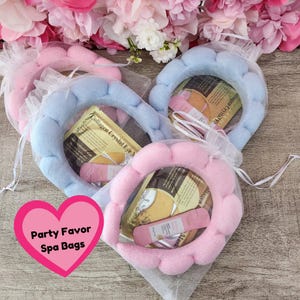 Spa Party Favor Bag Teen Party Spa Goodie Bag Gift Bachelorette Facial Pamper Bag Spa Party Grab Bag Girls Trip Goodie Bag Gift for her Spa