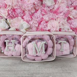 Make-up Tasche Party Favor Strand Hochzeit Accessoires Brautjungfer Geschenk Pool Party Teen Girl Favor Massen-Spa Bachelorette Tween Self Care Kit Pamper