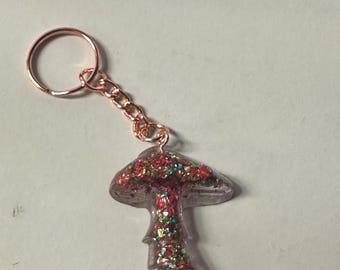 Mini Mushroom Keychain: Funky Statement Piece