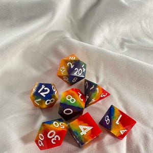 Dados do arco-íris