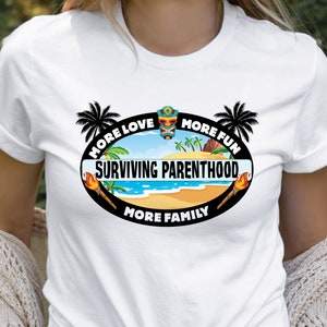 Surviving Parenthood Survivor Gift for New Mom or Dad Shirt, New Mom Survivor tshirt, New Dad Survivor tee, Survivor Fan Shirt, Reality TV